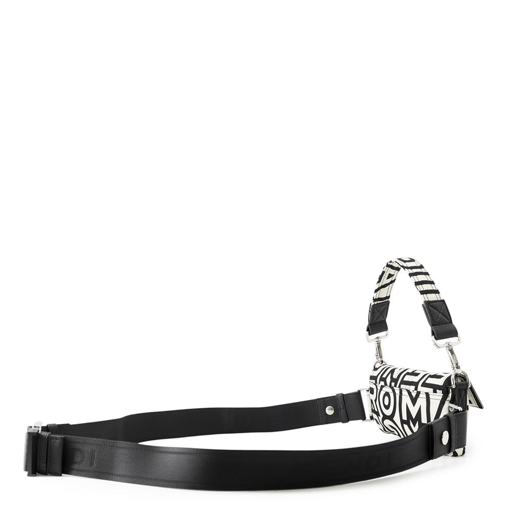 FENDI Mamma Bucket Waist Pouch - Marc Jacobs Collaboration White/Black7AS138 Nylon