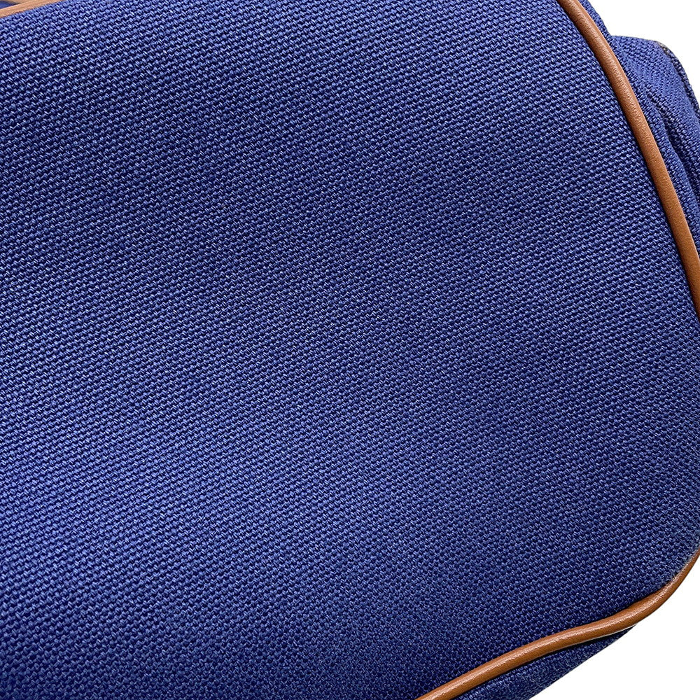MIUMIU Logo Backpack Blue/Brown5BZ042 Canvas