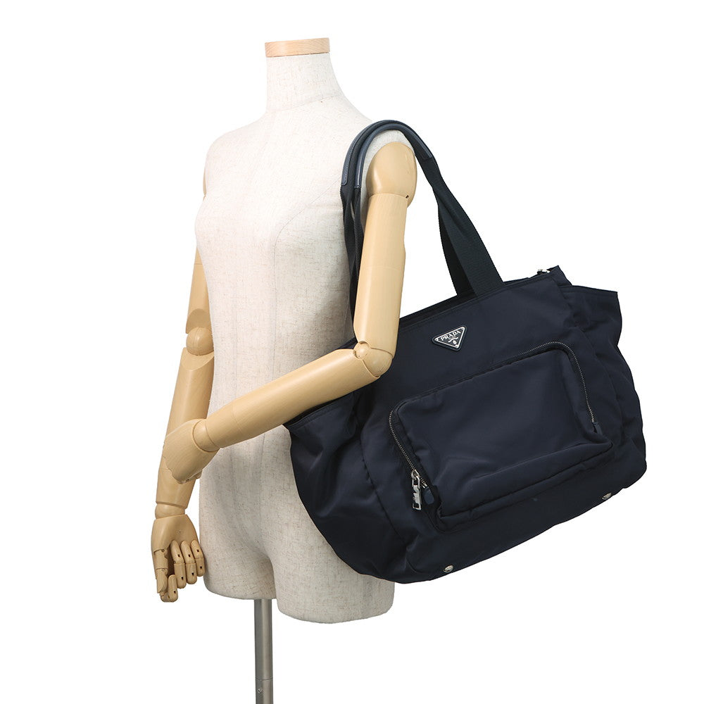 PRADA 2-way baby bag Navy1BG102 Nylon
