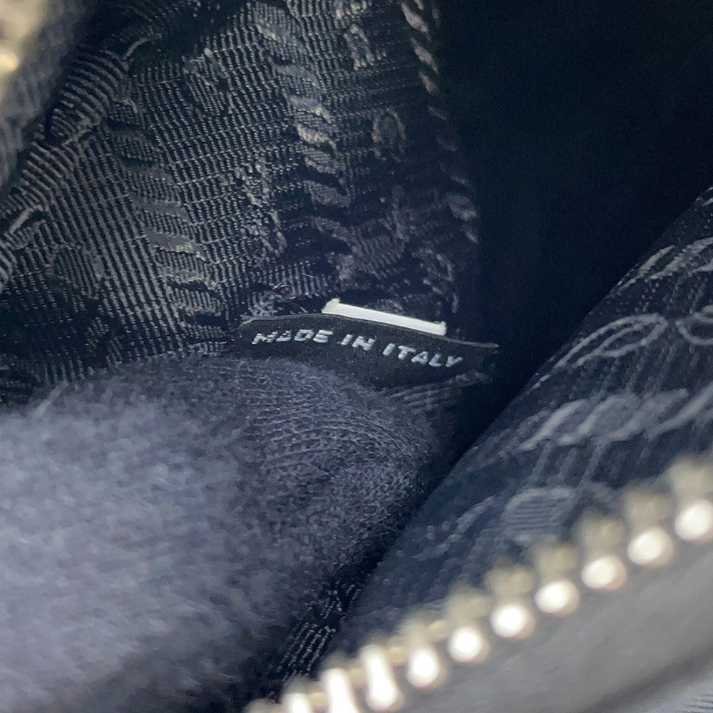 PRADA Re-Edition 2005 2WAYChainShoulder Bag Black1BH204 Nylon