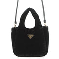 PRADA 2WAY Handbag Black1BA410_2C7P_F0002_V_OOO Velvet Size Mini