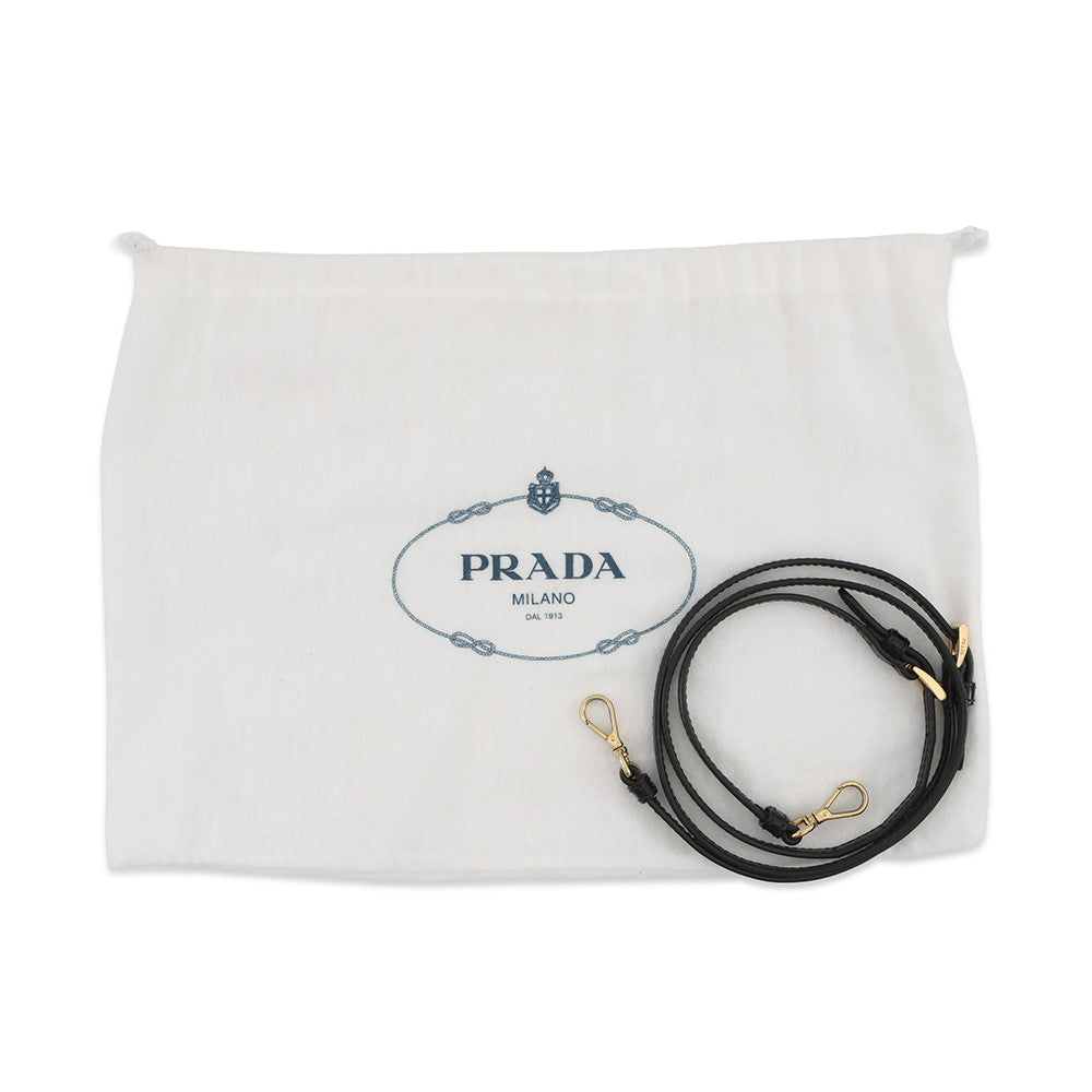 PRADA 2WAY Handbag Black1BA410_2C7P_F0002_V_OOO Velvet Size Mini