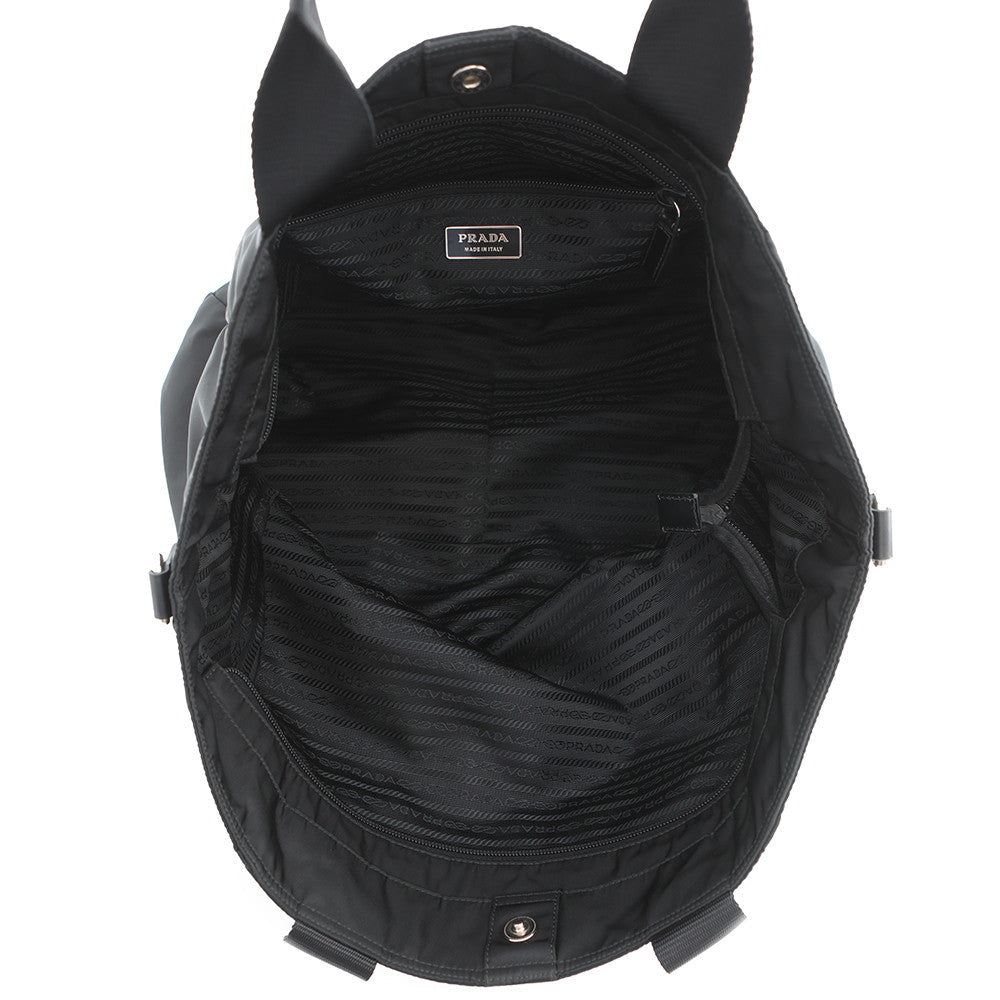 PRADA 2WAY Tote Bag BlackBR4376 Nylon