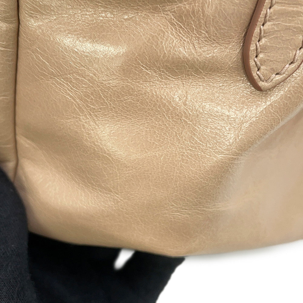PRADA Top-handle mini bag Beige1BB137_2CYR_F0236_V_OOO Dangle Leather