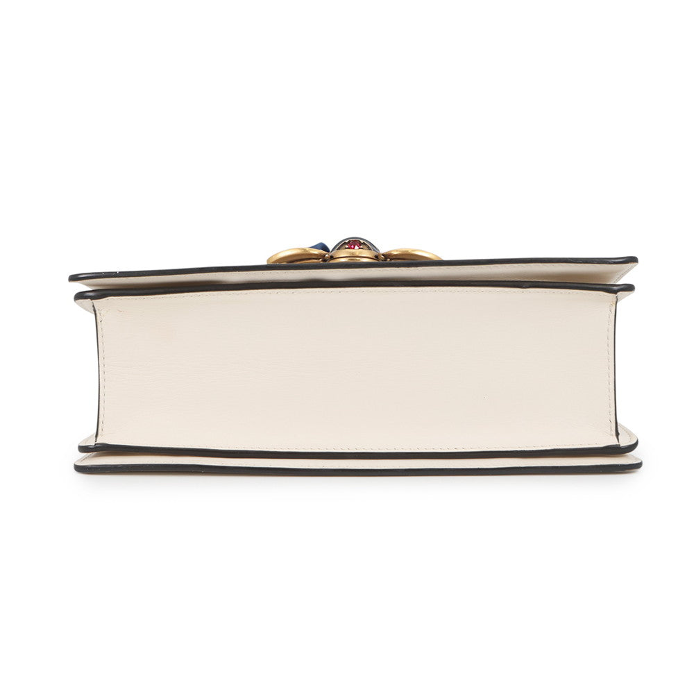 GUCCI Queen Margaret 2-Way Handbag Ivory476541 Leather