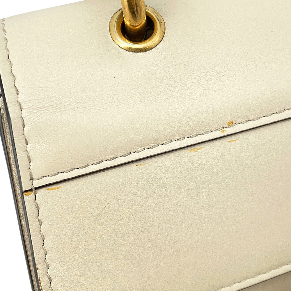 GUCCI Queen Margaret 2-Way Handbag Ivory476541 Leather