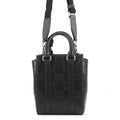 GUCCI GG Embossed 2-Way Handbag Black696010 Leather