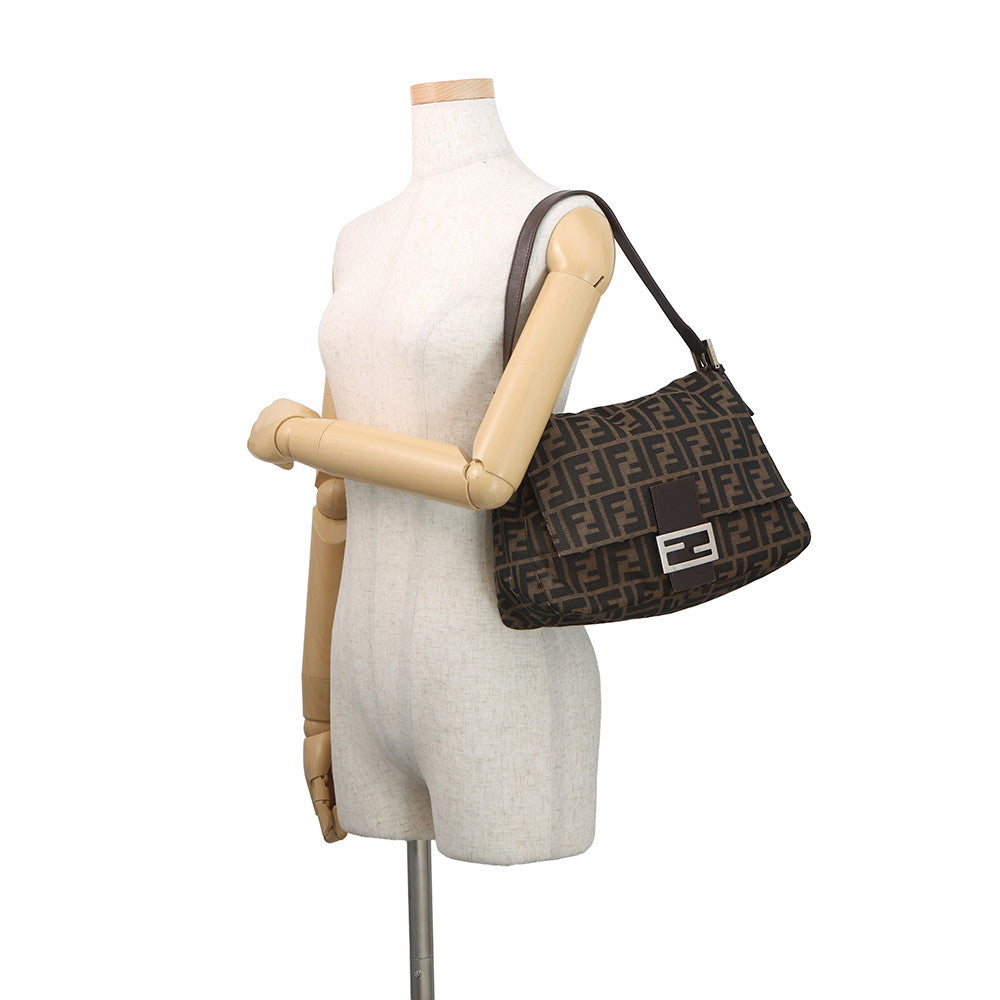 FENDI Zucca mamma bucket Brown26325 Canvas