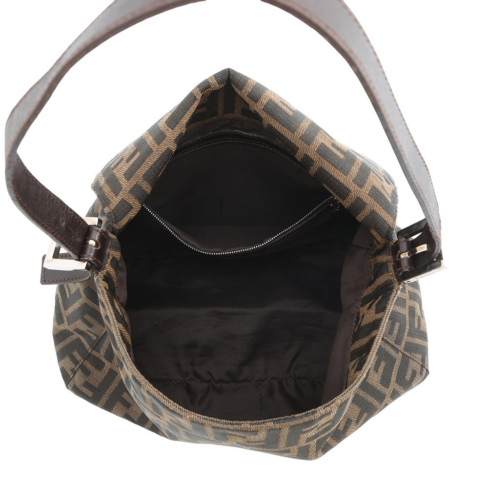FENDI Zucca mamma bucket Brown26325 Canvas