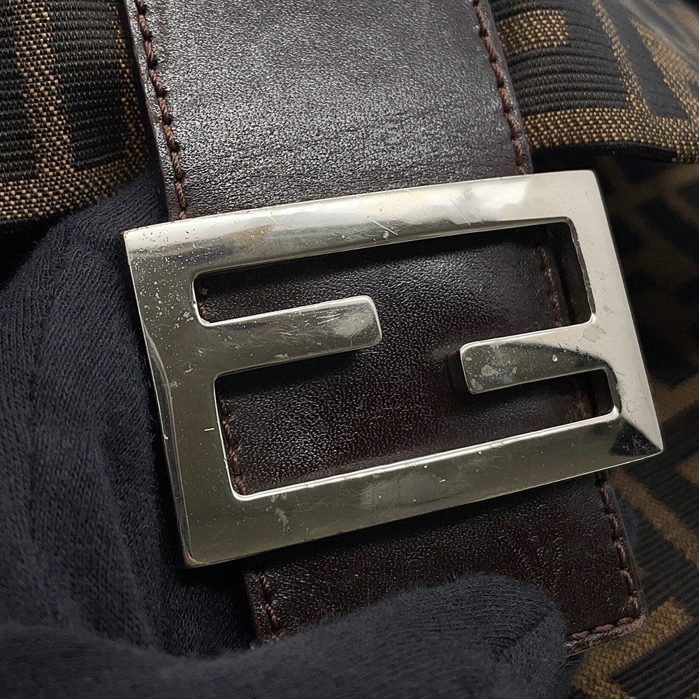 FENDI Zucca mamma bucket Brown26325 Canvas