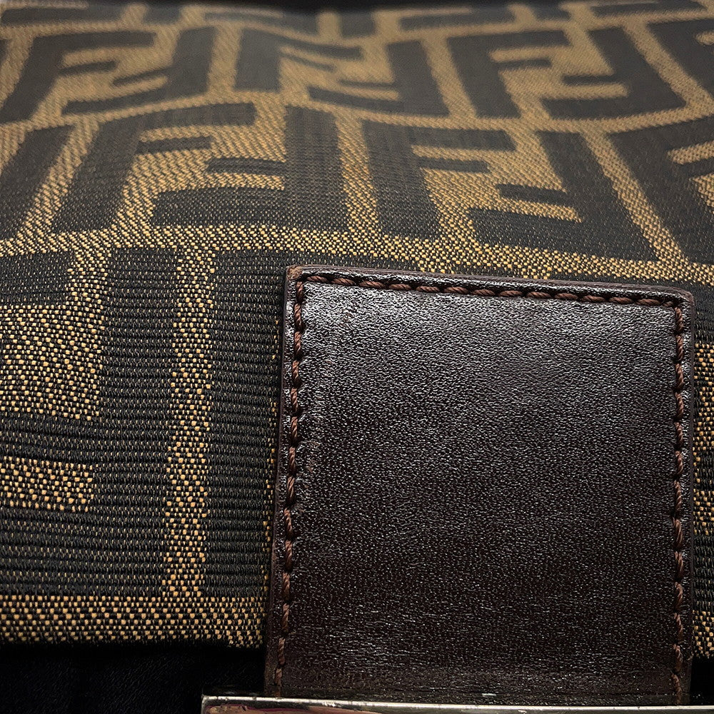 FENDI Zucca mamma bucket Brown26325 Canvas