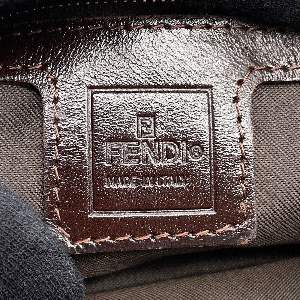 FENDI Zucca mamma bucket Brown26325 Canvas
