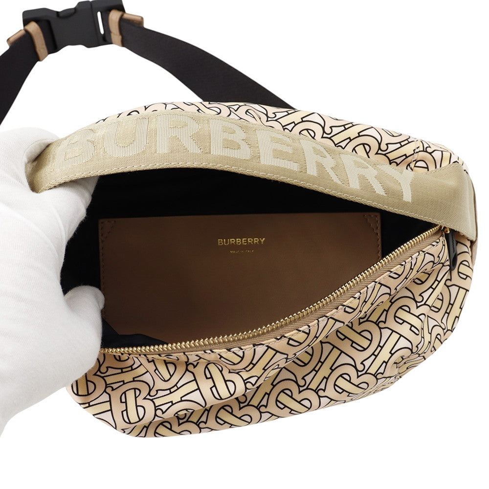 BURBERRY TBMonogram Sony Crossbody Bag Beige8011615 Nylon
