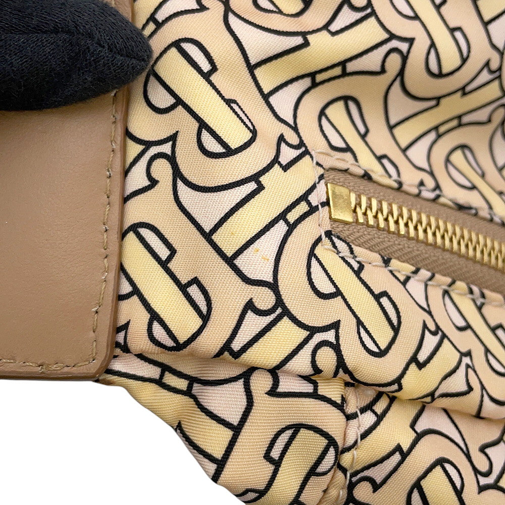 BURBERRY TBMonogram Sony Crossbody Bag Beige8011615 Nylon