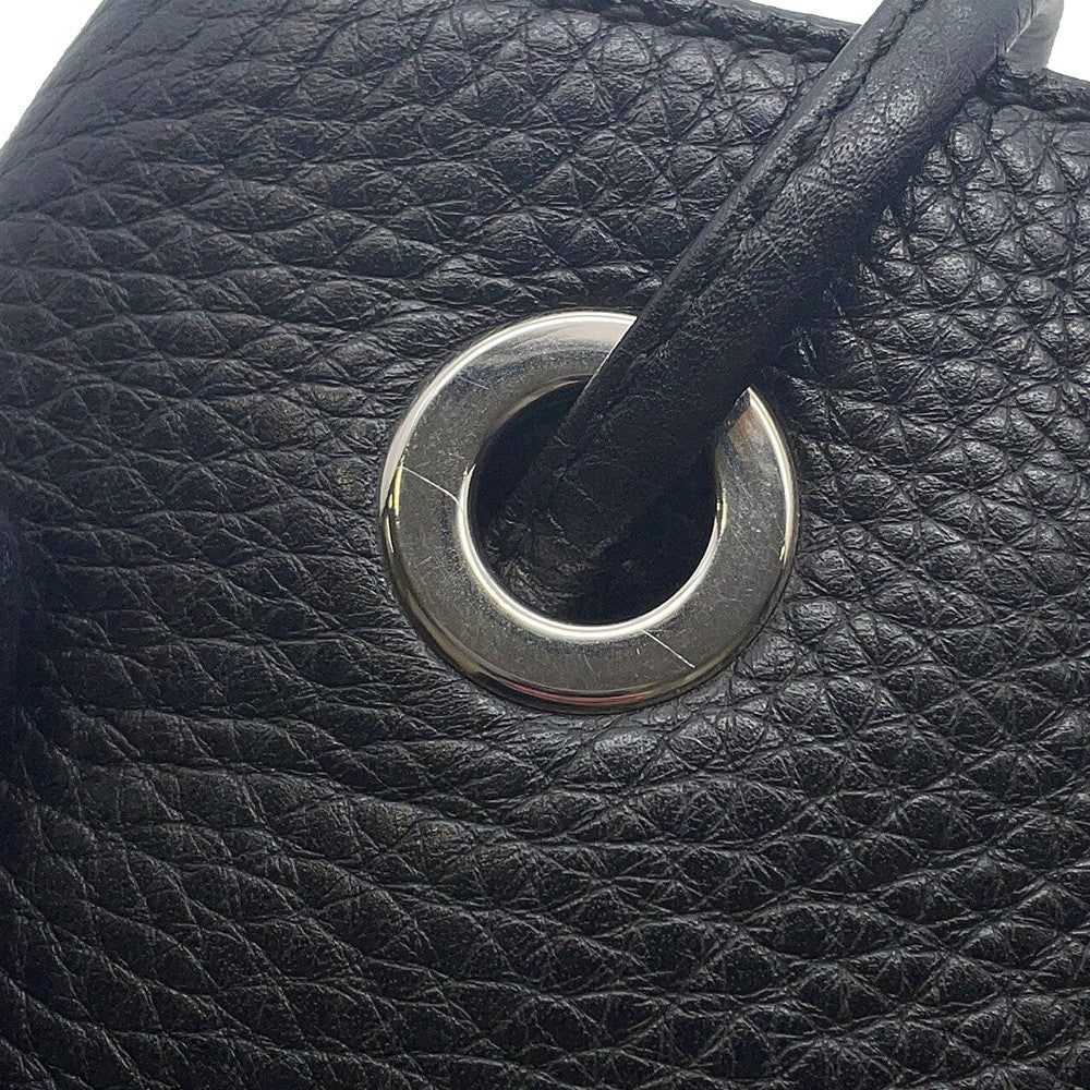 GUCCI Soho Drawstring BagBackpack Black368587 493075 Leather