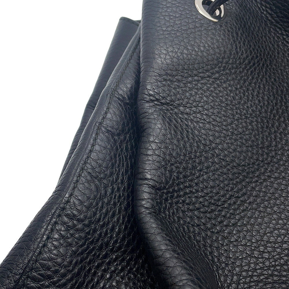 GUCCI Soho Drawstring BagBackpack Black368587 493075 Leather