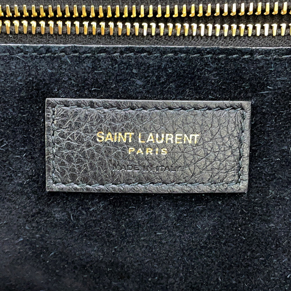SAINT LAURENT PARIS LE 5-7 BEA Tote Black763435AADUU1000 Soft Deer Leather