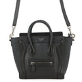 CELINE Luggage Black168243 Leather Size Nano