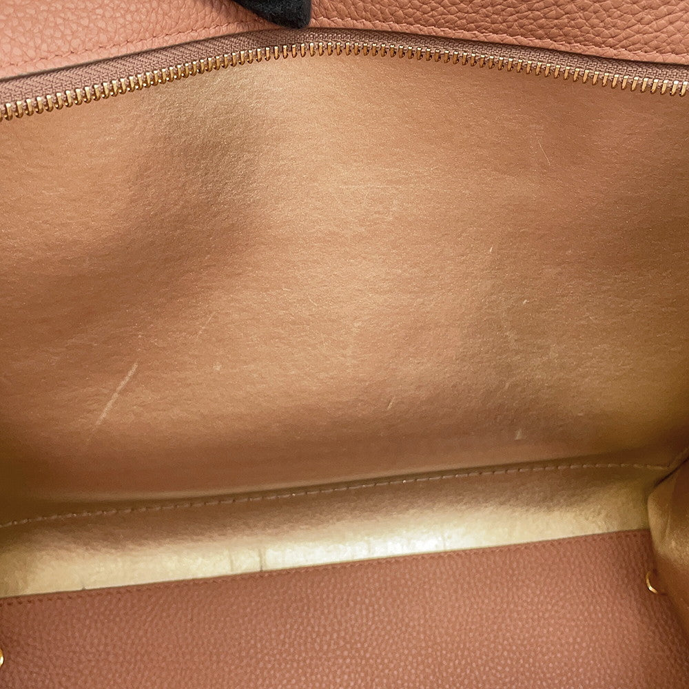 Ferragamo Amy Gancini Tote Bag Pink/Gold21F216 Leather