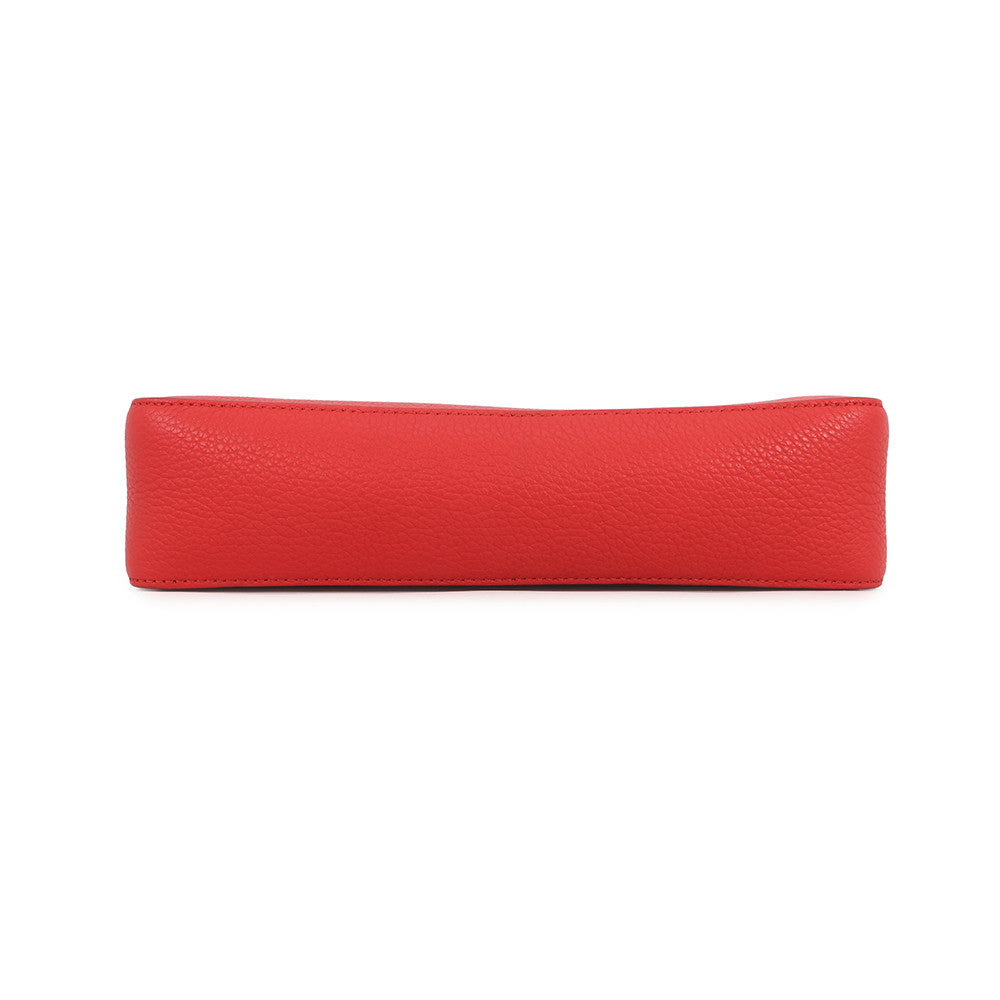 Ferragamo Cut-out Shoulder Bag Red214956 Leather