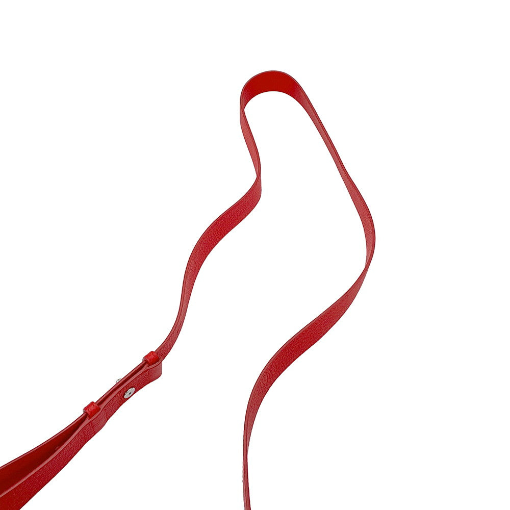 Ferragamo Cut-out Shoulder Bag Red214956 Leather