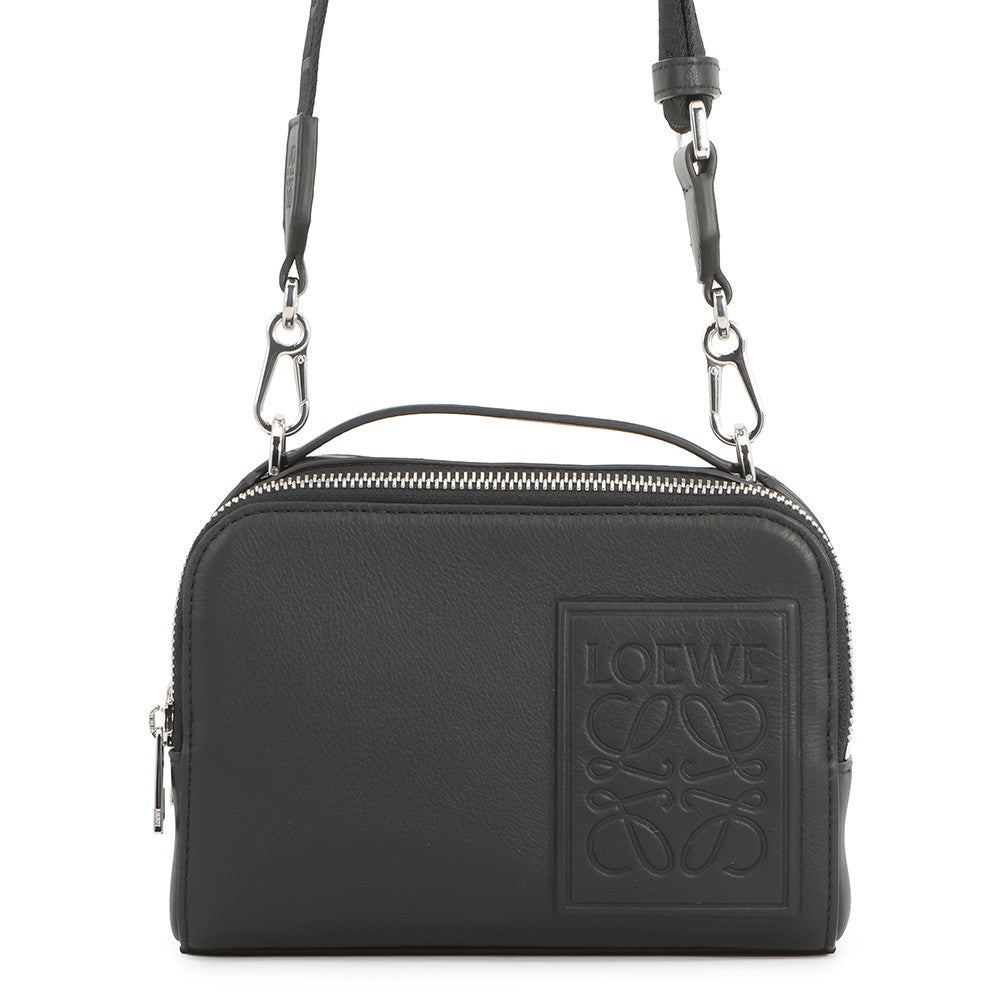 LOEWE Camera Crossbody Bag BlackC565R41X05 Calf Leather Size Mini