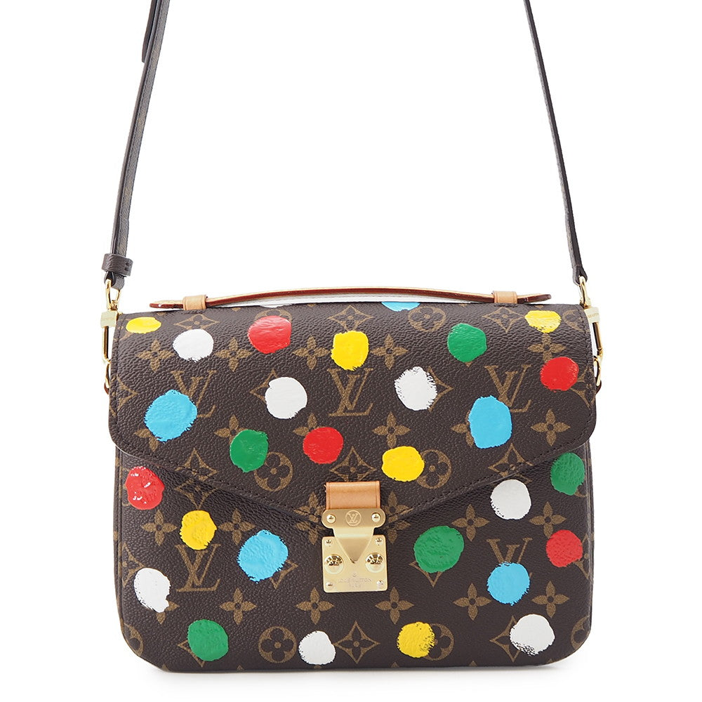 LOUIS VUITTON LVxYK Pochette Metis Brown/MulticolorM46384 Monogram Painted Dot Size MM