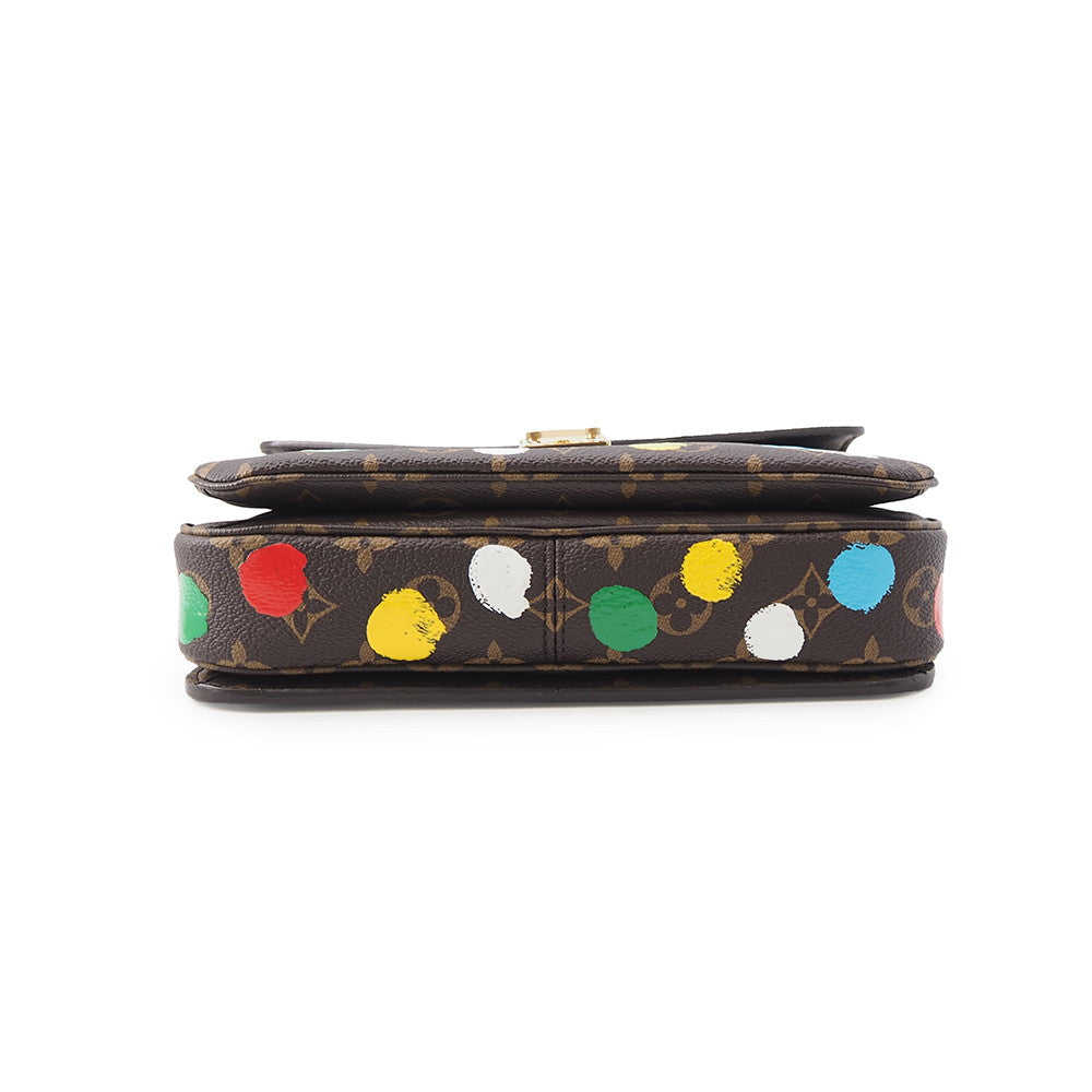 LOUIS VUITTON LVxYK Pochette Metis Brown/MulticolorM46384 Monogram Painted Dot Size MM