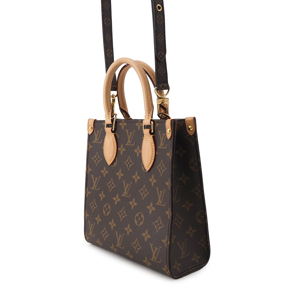 LOUIS VUITTON Sac Plat BrownM45847 Monogram Size BB