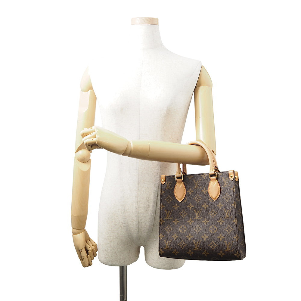 LOUIS VUITTON Sac Plat BrownM45847 Monogram Size BB