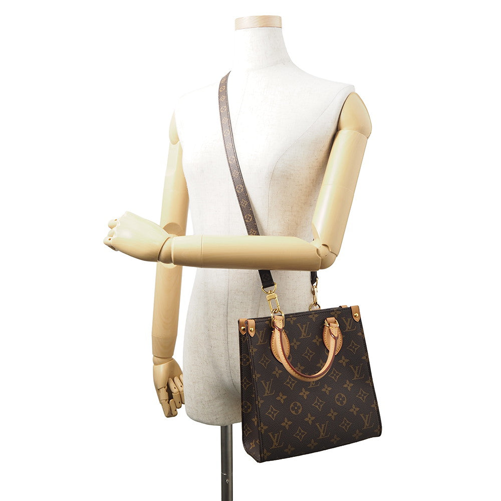 LOUIS VUITTON Sac Plat BrownM45847 Monogram Size BB