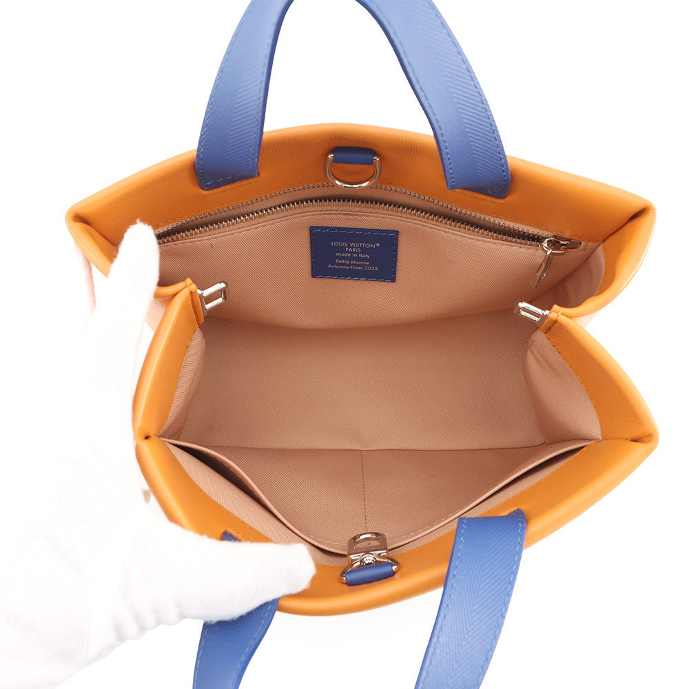 LOUIS VUITTON Shopper Tote SaffronM15237 Leather Size MINI