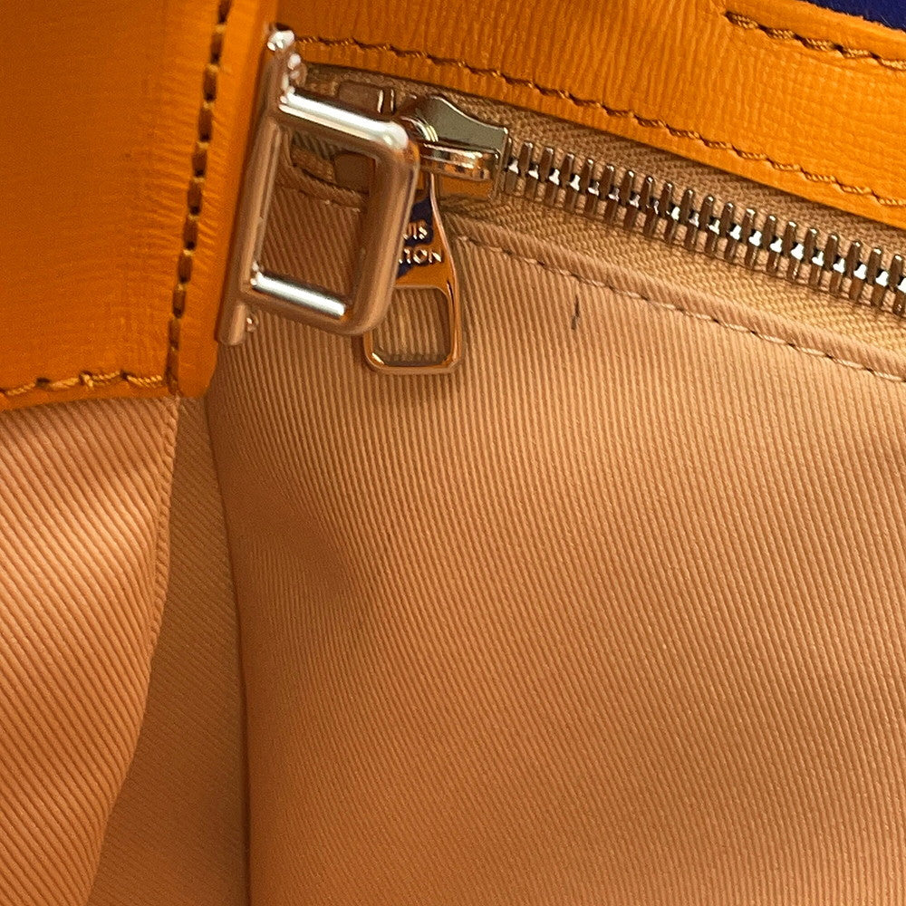 LOUIS VUITTON Shopper Tote SaffronM15237 Leather Size MINI