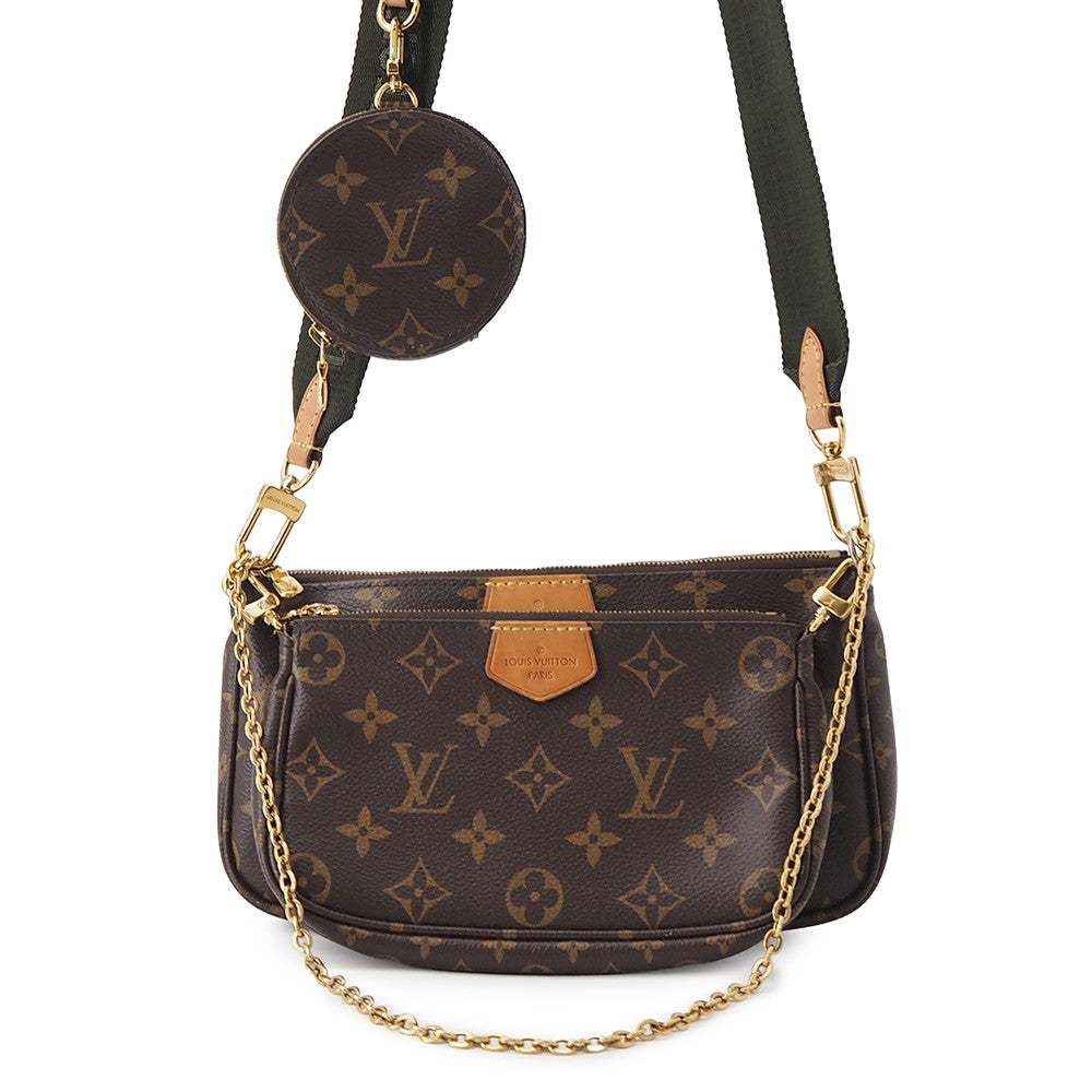 LOUIS VUITTON Multi Pochette Accessoires KhakiM44813 Monogram