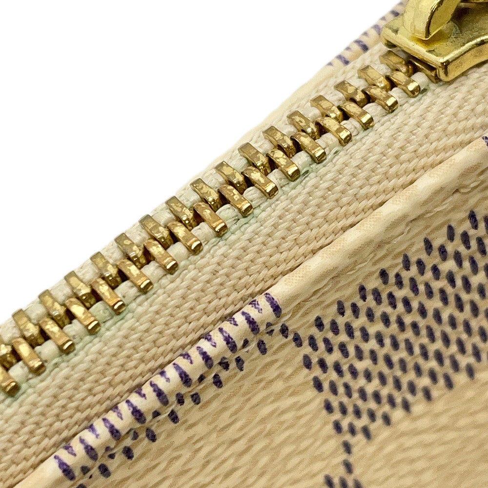 LOUIS VUITTON Pochette Accessoires PinkN60487 Damier Azur Vivienne