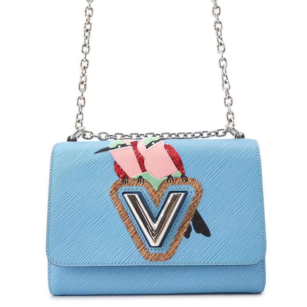 LOUIS VUITTON Twist Light Blue/MulticolorM41866 Epi Leather Size MM
