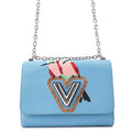 LOUIS VUITTON Twist Light Blue/MulticolorM41866 Epi Leather Size MM