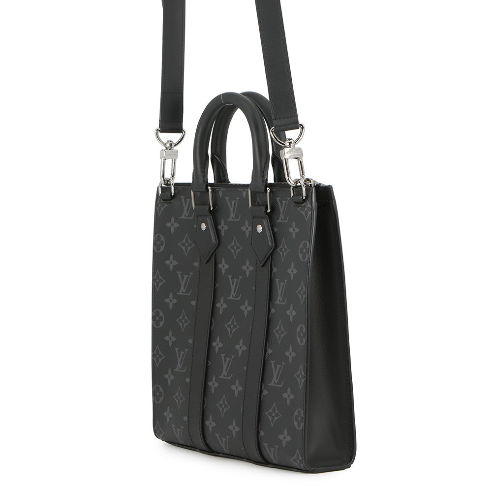 LOUIS VUITTON Sac Plat NoirM46098 Monogram Eclipse