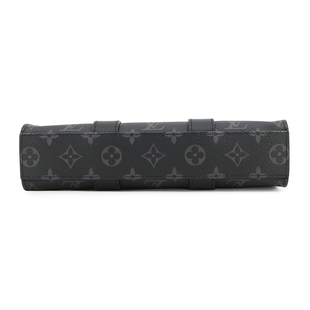 LOUIS VUITTON Sac Plat NoirM46098 Monogram Eclipse