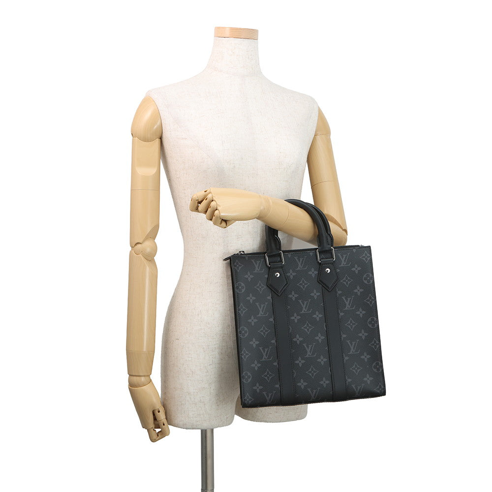 LOUIS VUITTON Sac Plat NoirM46098 Monogram Eclipse