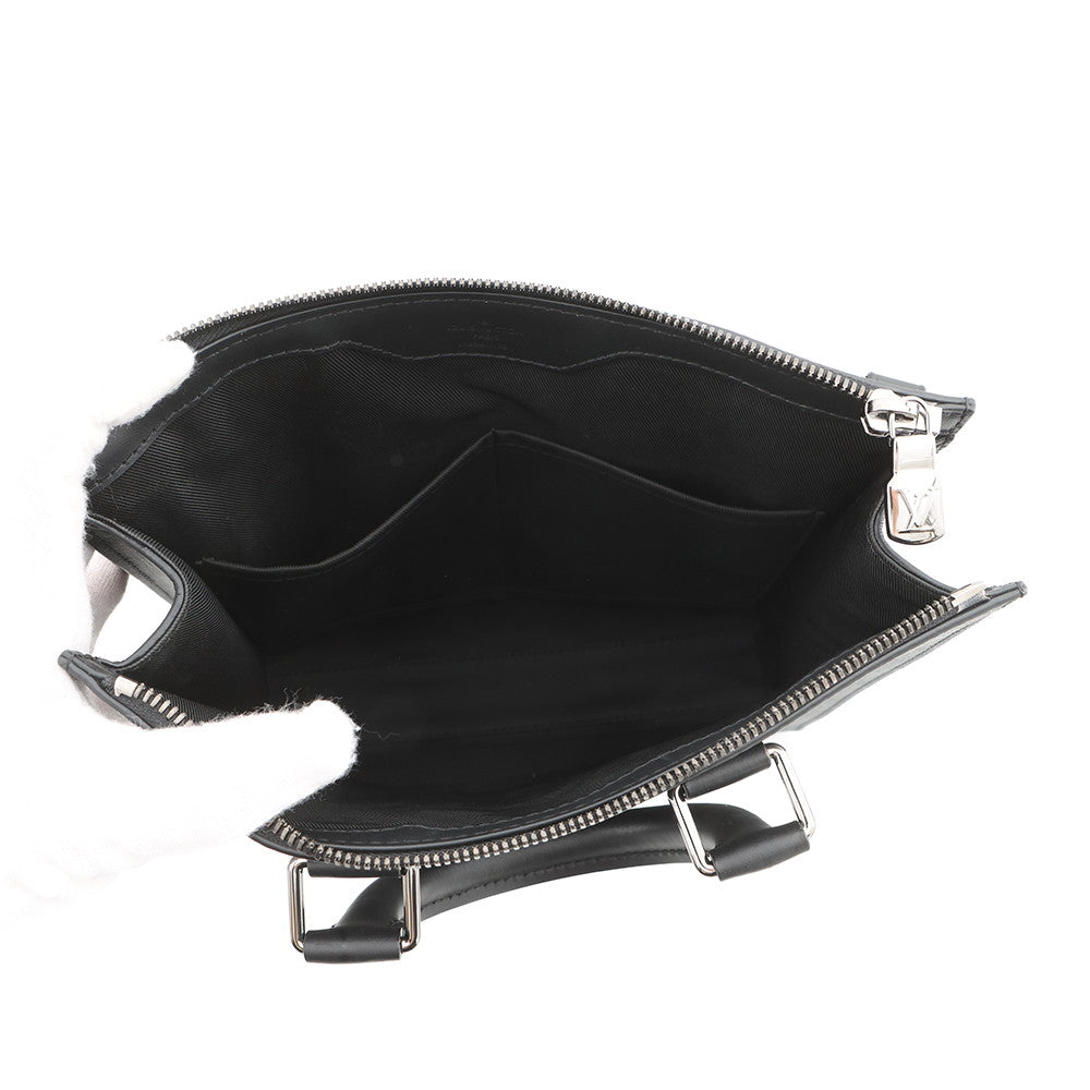 LOUIS VUITTON Sac Plat NoirM46098 Monogram Eclipse