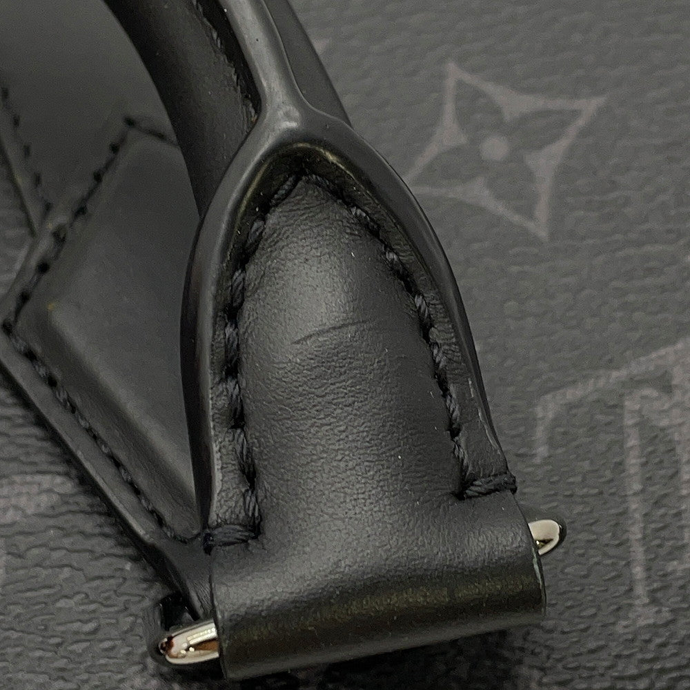 LOUIS VUITTON Sac Plat NoirM46098 Monogram Eclipse