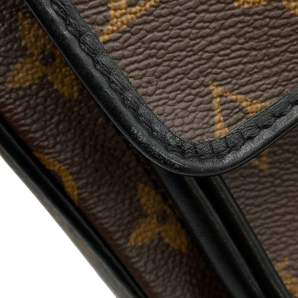 LOUIS VUITTON Christopher wearable wallet NoirM69404 Monogram Macassar Canvas