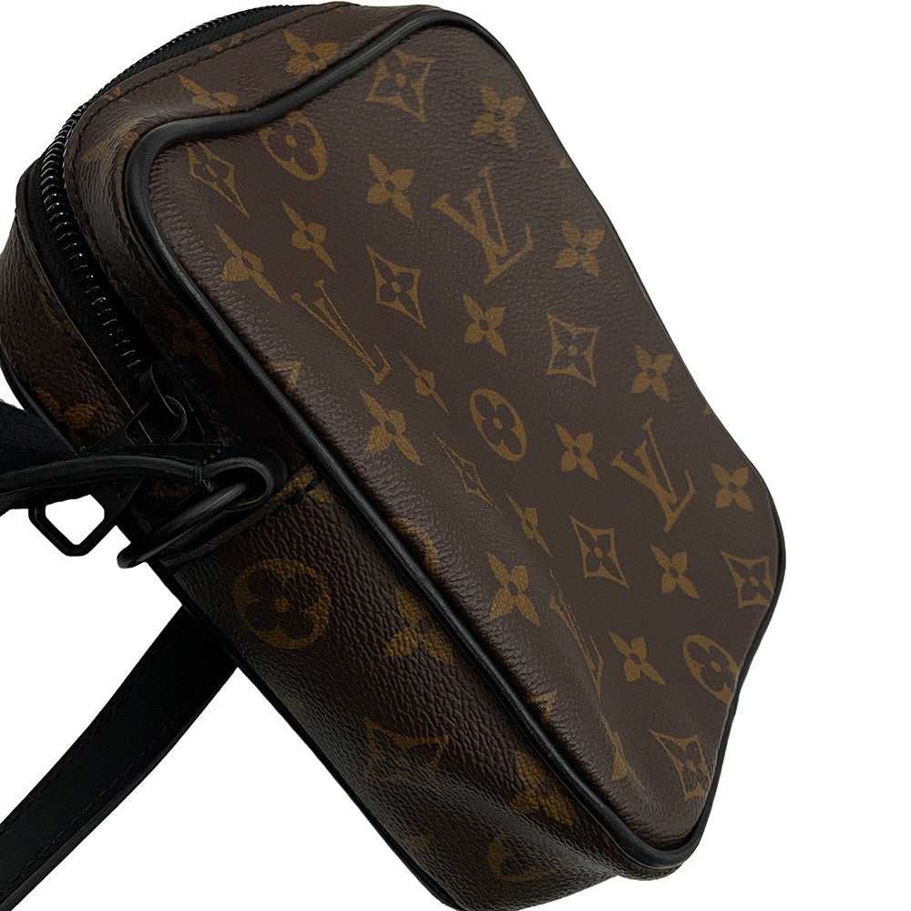 LOUIS VUITTON Christopher wearable wallet NoirM69404 Monogram Macassar Canvas