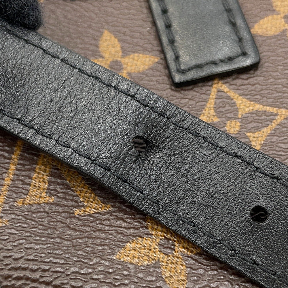 LOUIS VUITTON Christopher wearable wallet NoirM69404 Monogram Macassar Canvas