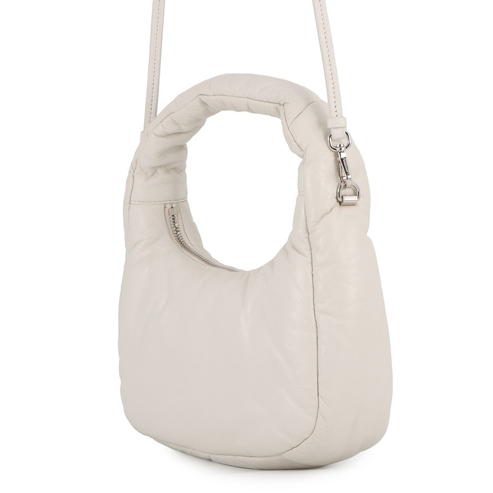 PRADA Nappa Handbag White1BA384 Leather