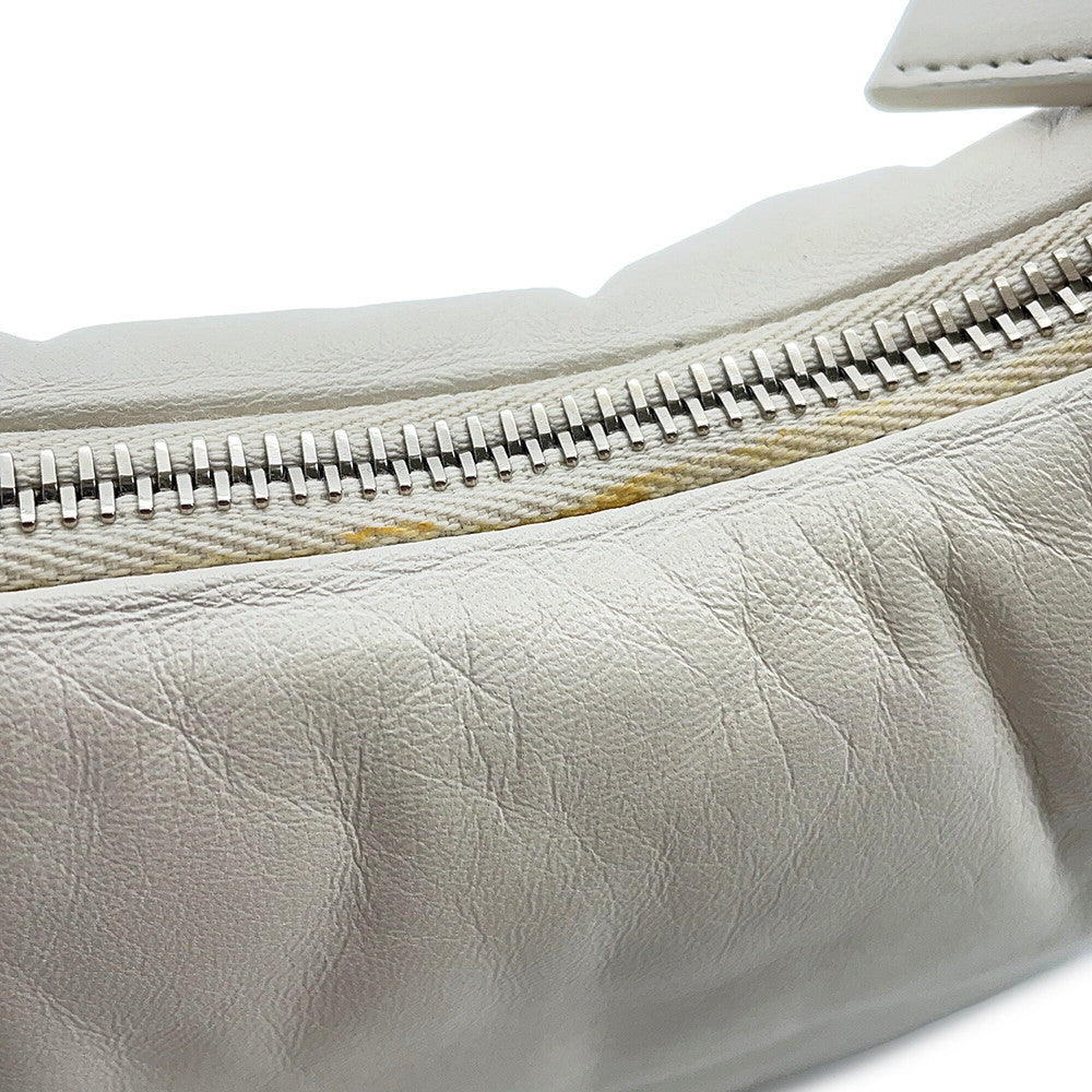 PRADA Nappa Handbag White1BA384 Leather