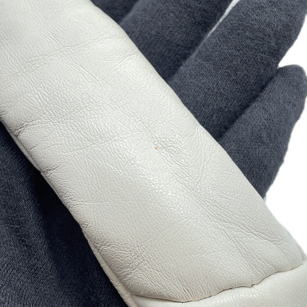 PRADA Nappa Handbag White1BA384 Leather
