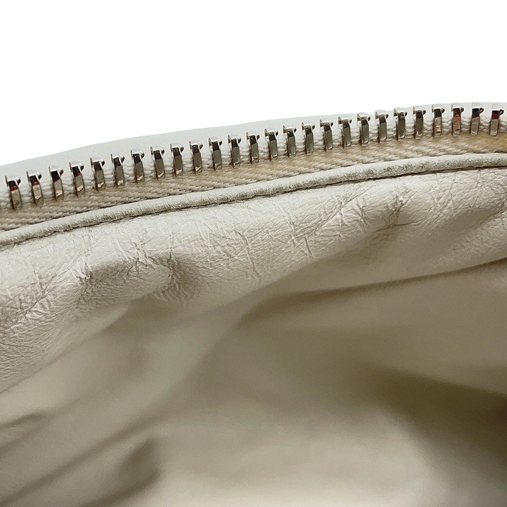 PRADA Nappa Handbag White1BA384 Leather
