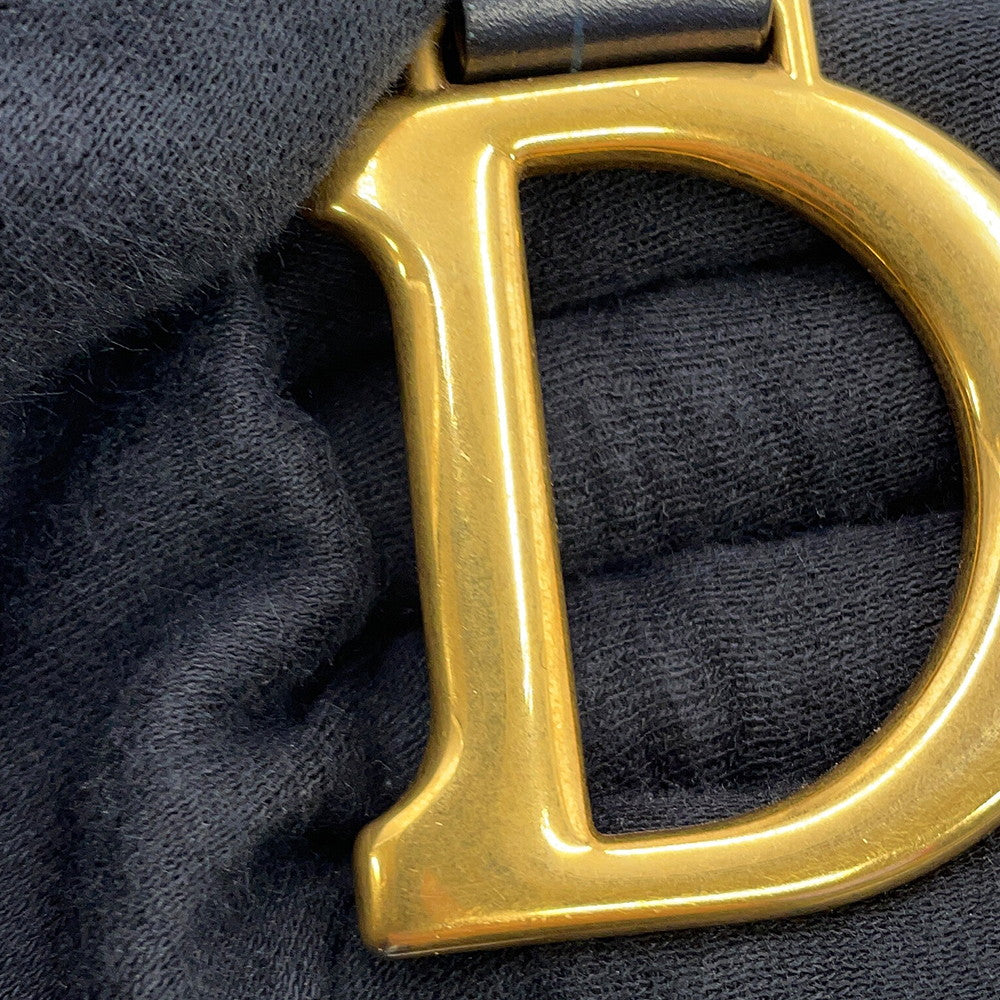 Dior Oblique Saddlebag Navy/BeigeM0447CTZQ_M928 Canvas Leather Size Mini